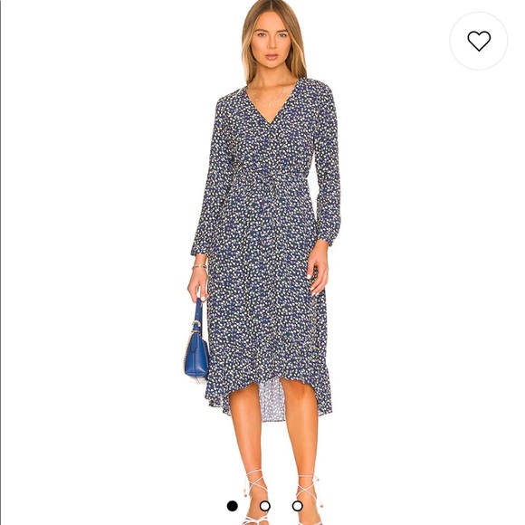 JADE LONG SLEEVE MIDI DRESS - Picture 1 of 4